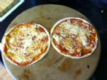 Low Carb Mini Cheese Pizzas