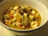 Pumpkin Pie Oatmeal with Apples and Pecans