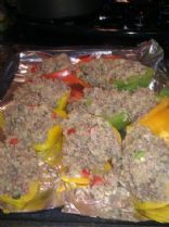 Amanda's Stuffed Peppers with Bison and Quinoa