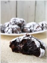 Deep Dark Chocolate Cookies-No butter & Flourless