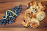 Clean blueberry whole wheat bagels