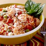 Greek Shrimp with Orzo (Weight Watchers)