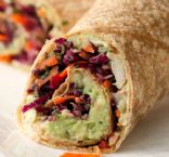 Creamy Avocado & White Bean Wrap