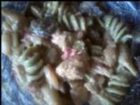 Tuesday's Garlic Chicken n shrimp veggie pasta