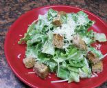 Caesar Salad (light recipe) with Greilled Corn