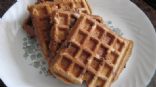 Whole Wheat Waffles w/ Flax and Blueberries
