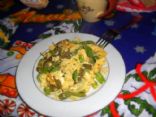 Huevos Revueltos con Nopales y Pimiento Verde