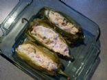 Chicken Stuffed Pablano Peppers