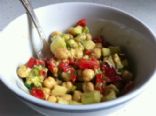 Chickpea, Red Pepper , & Avocado Salad