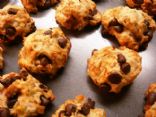 Banana Carob Chip Cookies with Crystallized Ginger