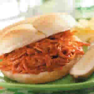 Barbecued Turkey Sandwiches Recipe | SparkRecipes