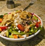 Tempeh, Sprouts & Veggie Supreme Salad