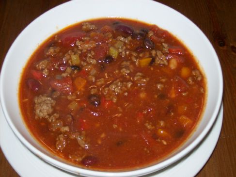 Slow Cooker V8 Chili Stew Recipe | SparkRecipes