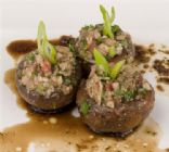 Raw Stuffed Mushrooms