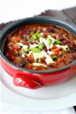 Vegetarian Two Bean Spicy Chili