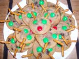 Reindeer Chocolate Chip/M&M Cookies