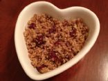 Quinoa with Toasted Almonds & Cranberries (1/3 cup serving; 60g)