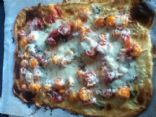 Low carb pizza crust - makes two