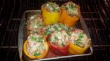 Turkey & Spinach Stuffed Peppers
