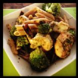 Pesto Broccoli and Shrimp Pasta