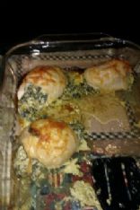 Cream Cheese/Spinach Stuffed Chicken Rolls (2.6g Carb/serving!)