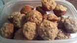 Mini Banana Nut Muffins with Flax Meal