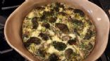 Broccoli/Mushroom & Swiss Fritatta