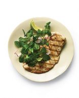 Grilled Chicken with Mint and Radish Salad