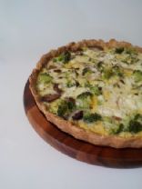 Oatmeal and Veggie Quiche