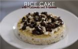Rice Cake with Kalamata and Hummus