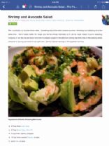 Shrimp and Avocado Salad FTW