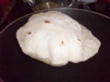 Flour Tortillas made with olive oil using your food processor