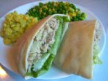 Tuna Salad in Whole Wheat Pita