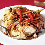 Cooking Light - Roast Chicken with Balsamic Bell Peppers