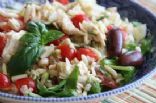 Orzo with Cherry Tomatoes and Artichokes