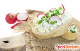 Toasted Crostini with Radishes