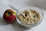 Warm Soy Oatmeal and Apple