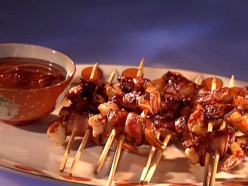 Bacon Wrapped Shrimp with Chipotle BBQ Sauce Recipe 