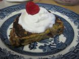 Stuffed Red White & Blue French Toast