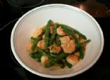 Gingery Shrimp & Green Bean Stir-Fry