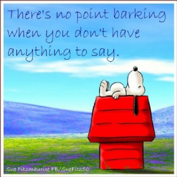 Turning Down the Negative Noise-Snoopy Style