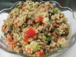 Curried Quinoa Salad with Lentils and Sun-Dried Tomatoes