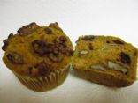Pumpkin spice walnut muffin