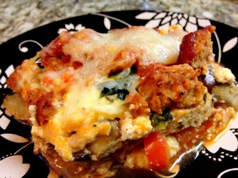 Noodle less lasagna Recipe | SparkRecipes