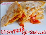 Crispy Pizza Quesadilla