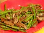Green Beans and Portobello Mushroom Saute