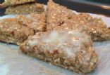 Oat and Bran Scones with Honey Icing Glaze