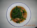 Stir Fry Choy Sum & Shrimps