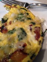 Spinach and Bacon Fritata