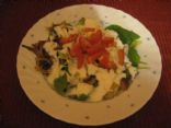 Spinach Salad with Greek Yogurt Dressing